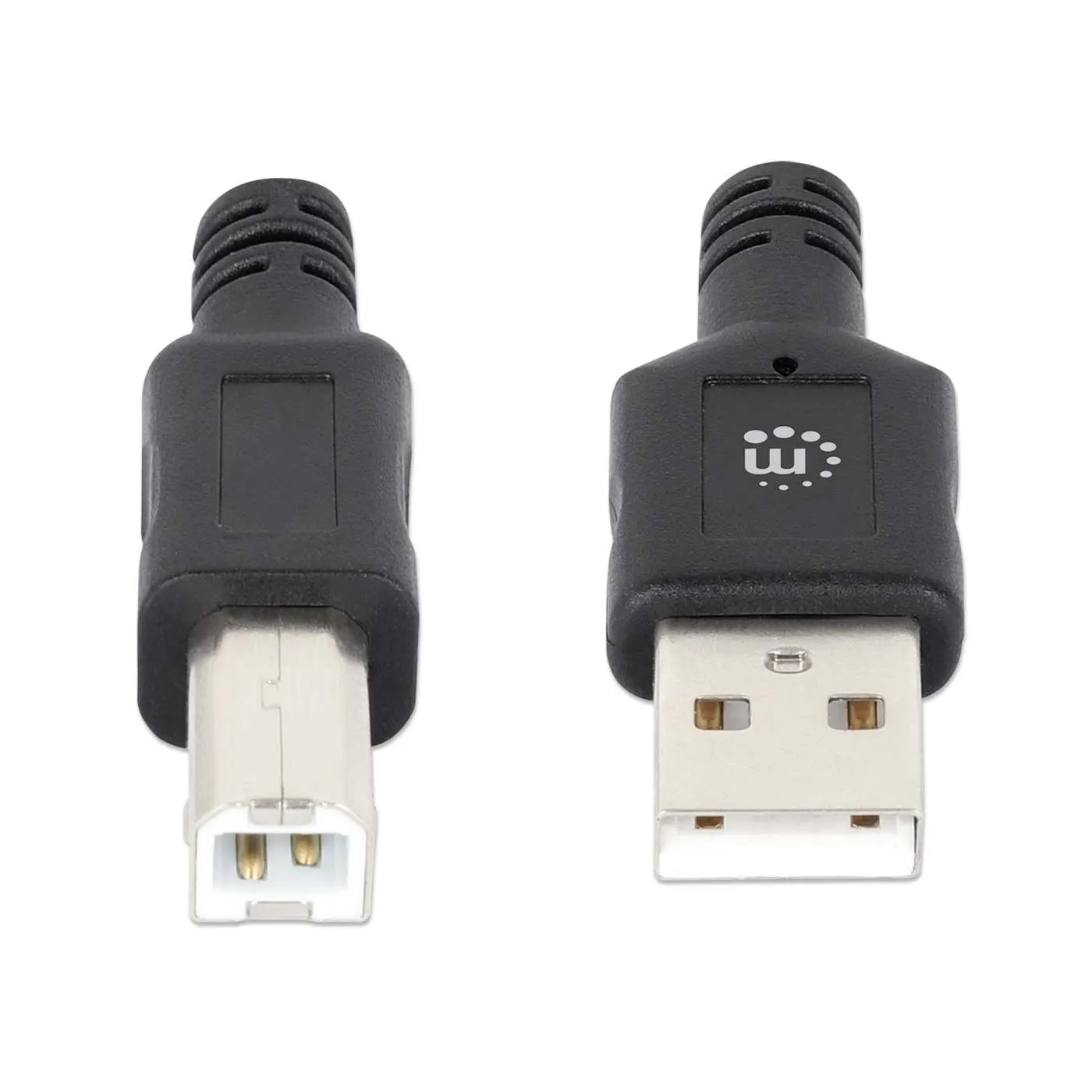 Manhattan Cavo USB 2.0 A-B 2 m per Stampante Nero