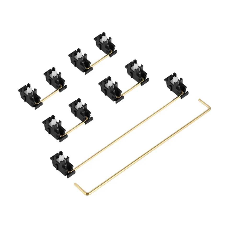 Durock Piano stabilizzatori plate mount neri 5 pezzi