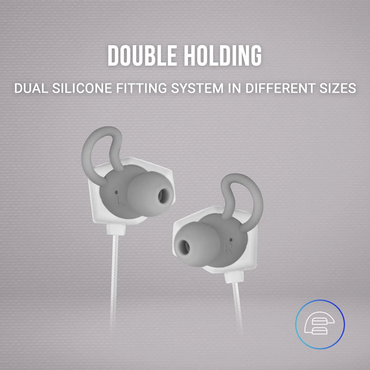 Mars Gaming MIHXW cuffie in-ear bianche gaming dual driver