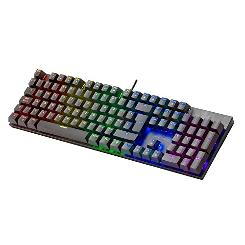 Mars Gaming MK422 Tastiera Meccanica Gaming RGB Switch Rossi