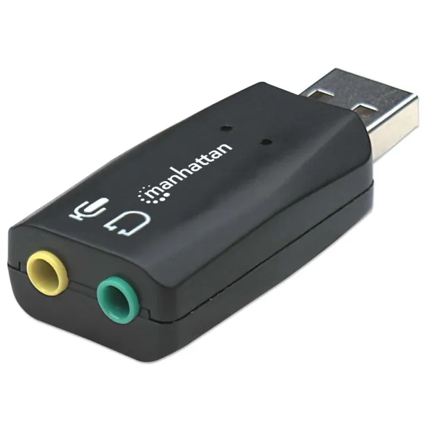 Manhattan adattatore audio USB-A jack 3.5 mm