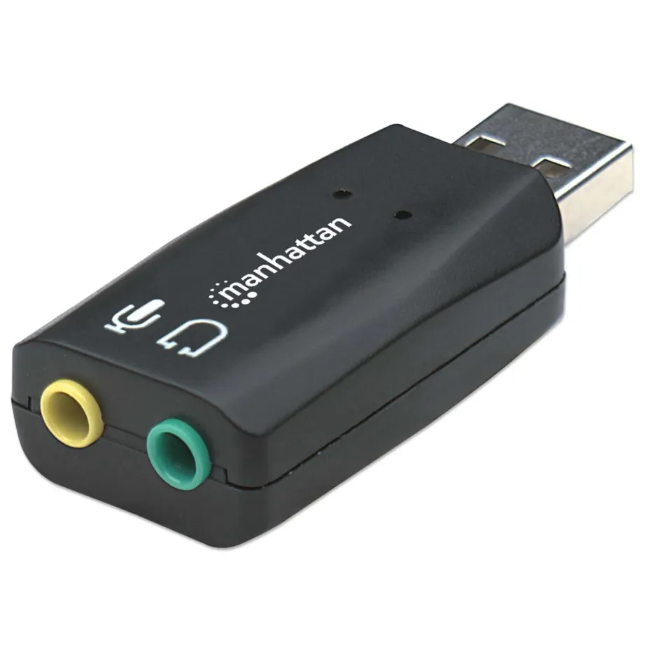 Manhattan adattatore audio USB-A jack 3.5 mm