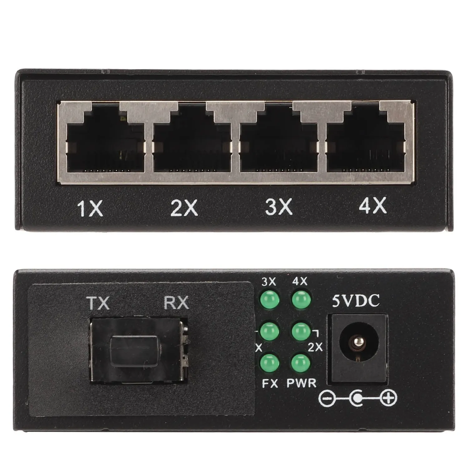 Zunate convertitore fibra-RJ45 Gigabit 10/100/1000