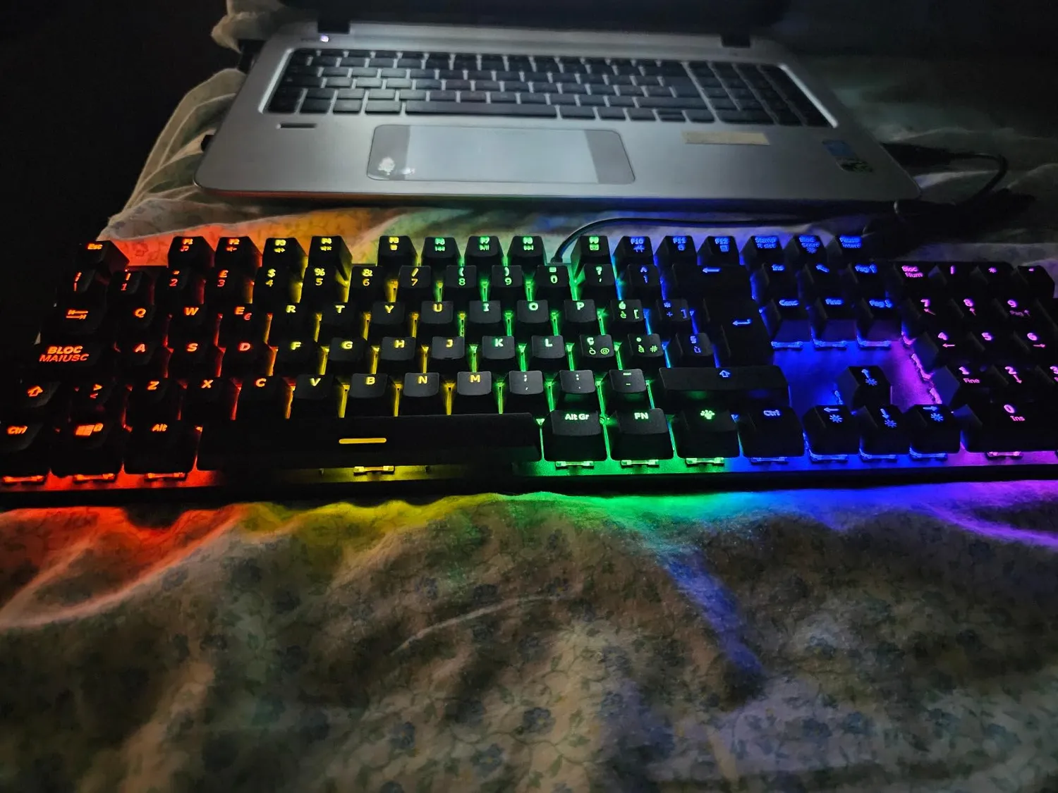 Mars Gaming MK422 Tastiera Meccanica Gaming RGB Switch Rossi