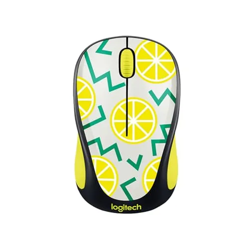 Logitech M238 mouse wireless lemon party collection