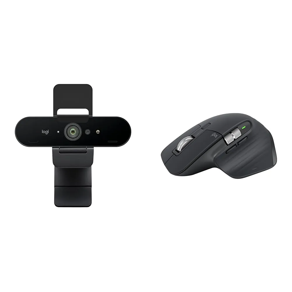 Logitech BRIO + Blue Yeti Webcam Microfono Bundle Nero 4K