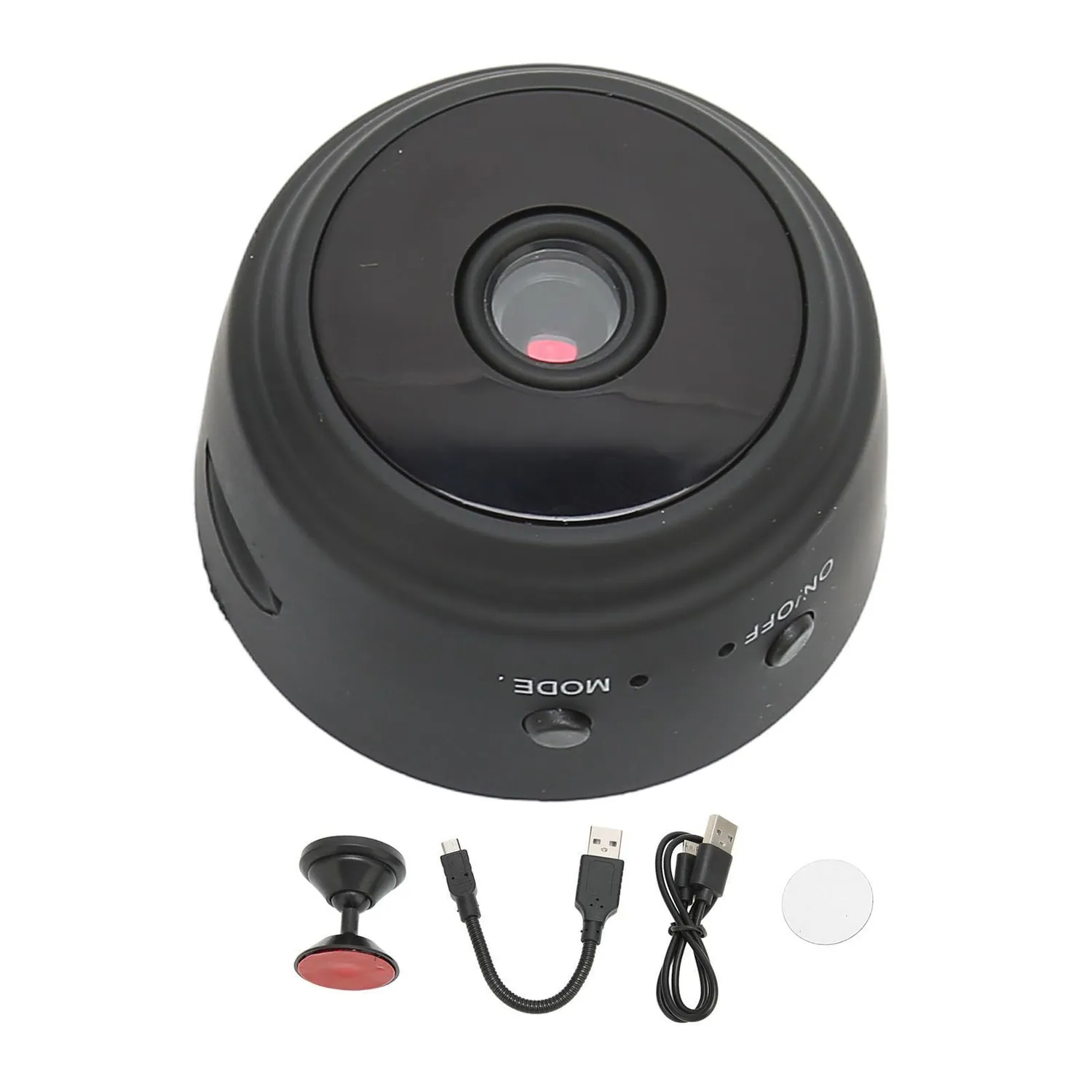 Zunate Mini Telecamera WiFi 1080P Visione Notturna 360°
