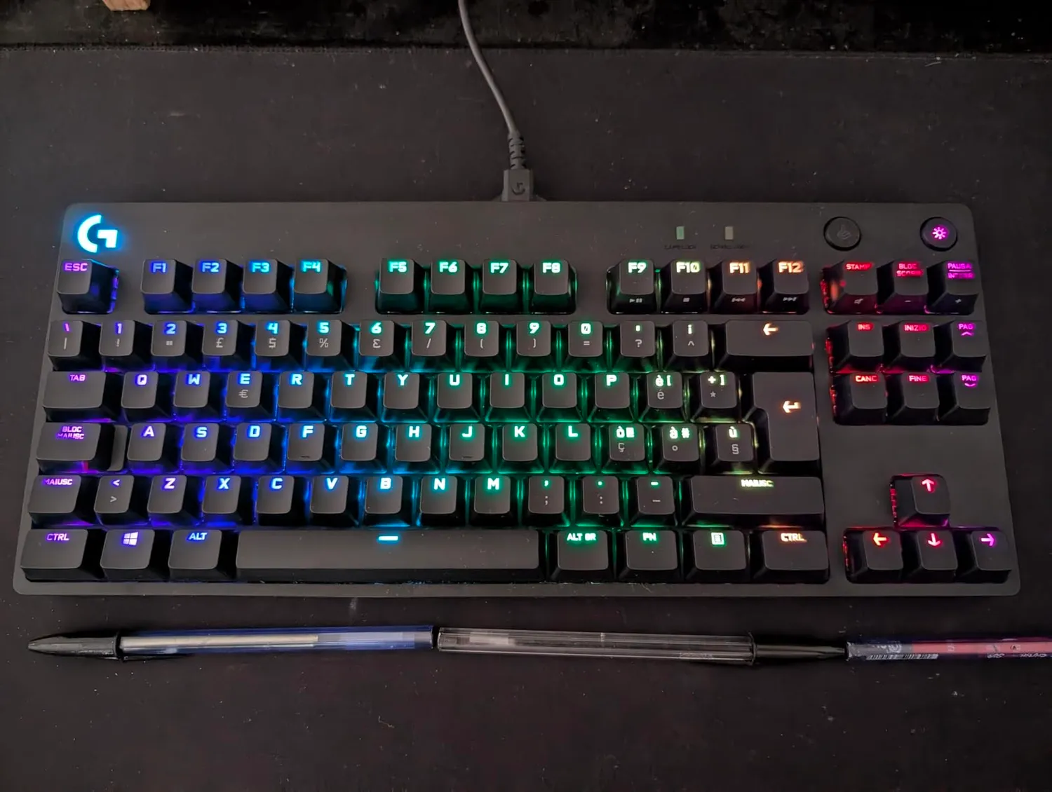 Logitech G PRO TKL tastiera gaming meccanica ITA nero GX Blue