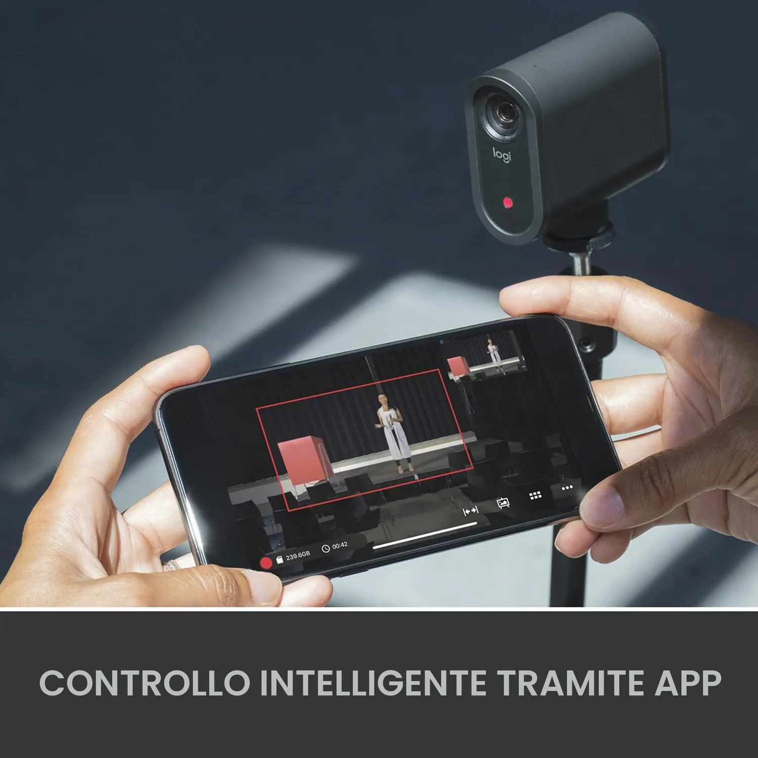 Mevo Start videocamera streaming 1080p wireless con app