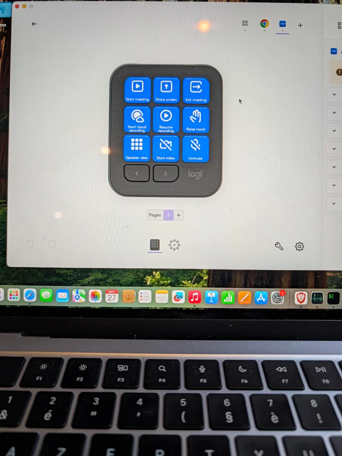 Logitech MX Keypad tastierino programmabile grigio pallido