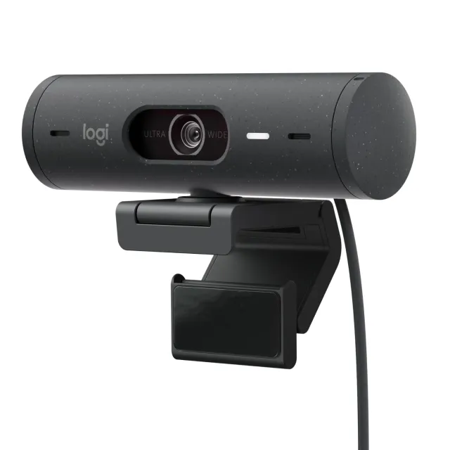 Logitech Brio 500 webcam Full HD 1080p grafite