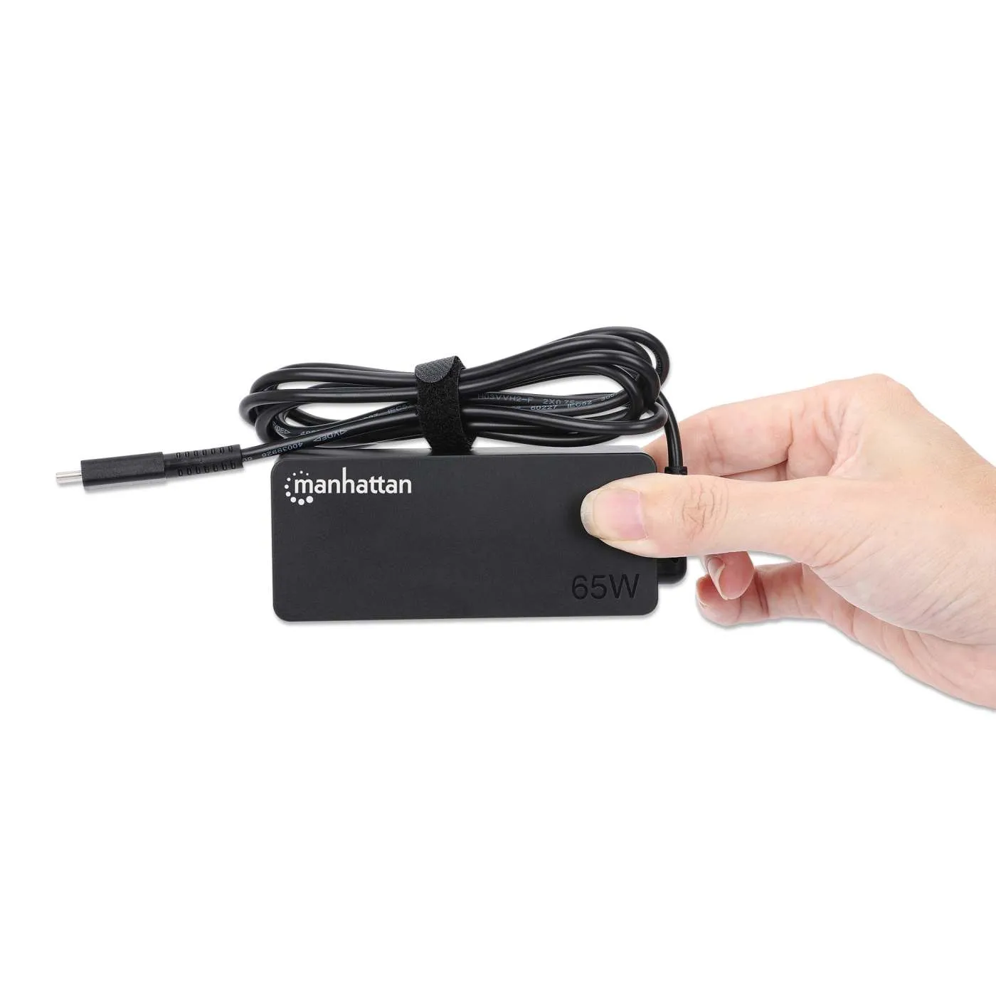 Manhattan caricabatterie laptop USB-C PD 65W con cavo