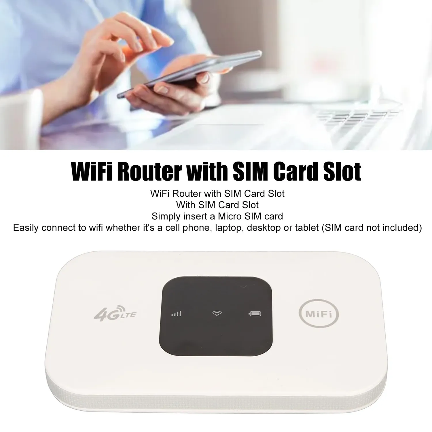 Zunate router portatile 4G WiFi hotspot 10 dispositivi