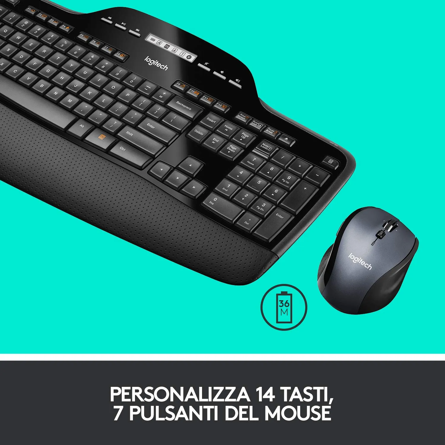 Logitech MK710 combo tastiera mouse wireless ITA QWERTY