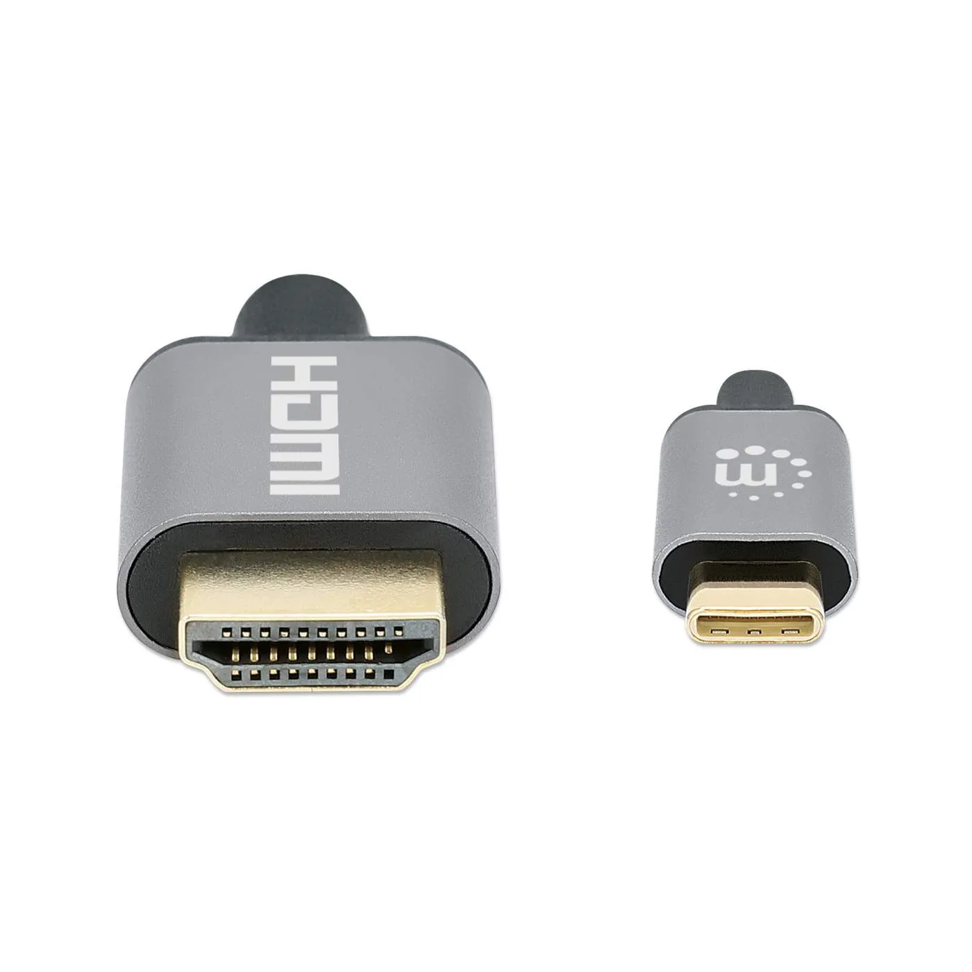 Manhattan USB-C HDMI cavo adattatore 2m 4K nero