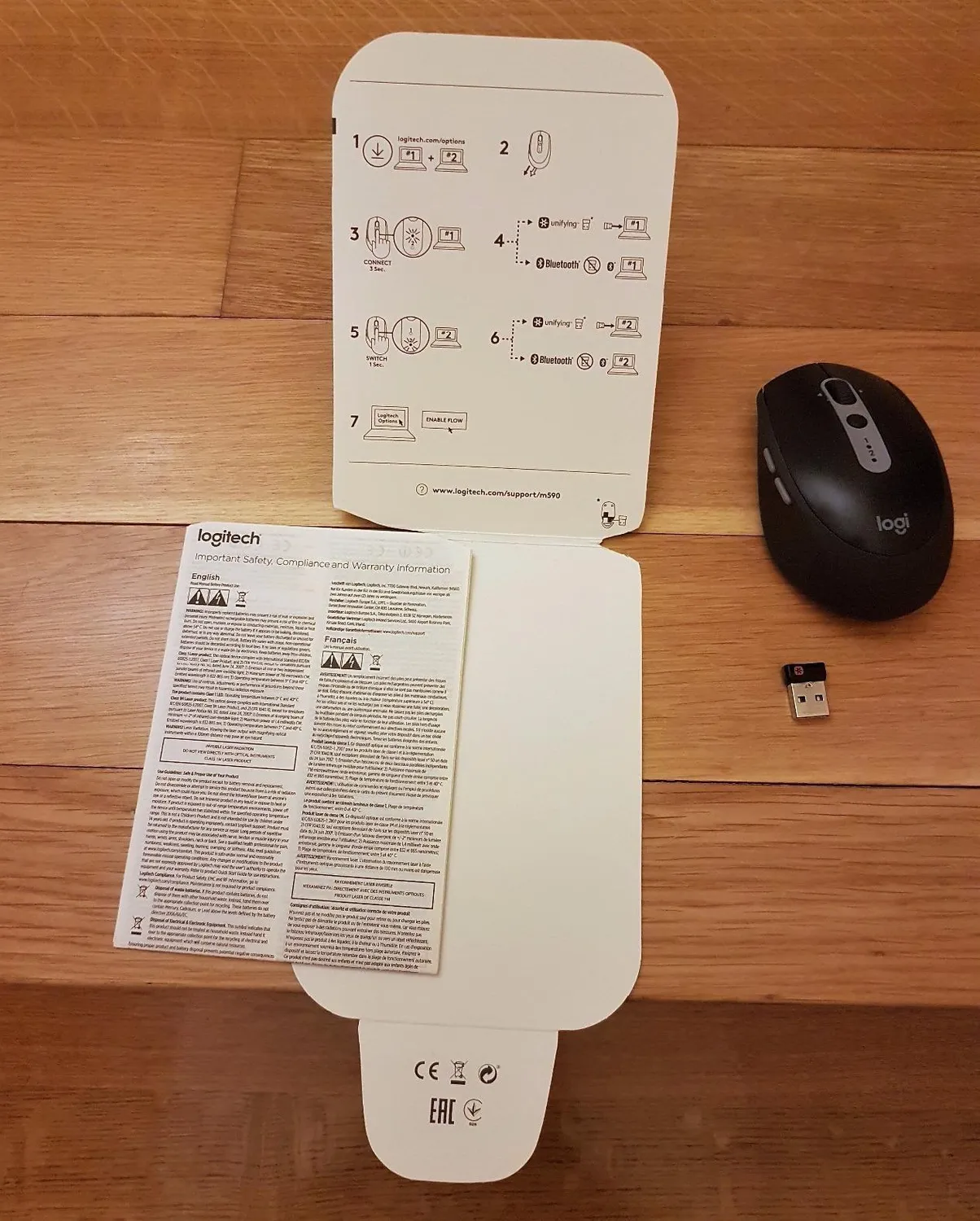 Logitech M590 Mouse Wireless Silenzioso Grafite multidevice