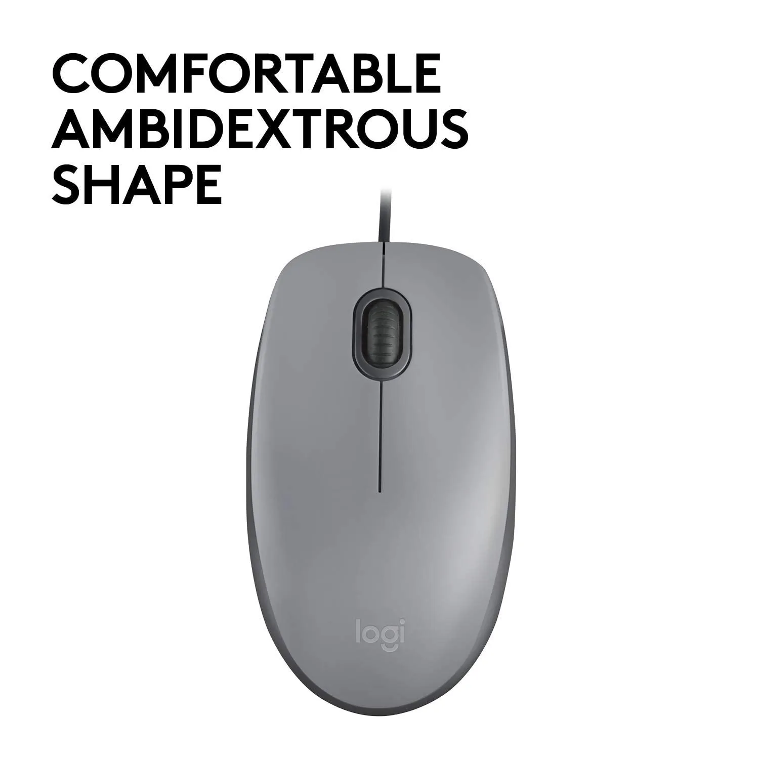 Logitech M110 mouse cablato USB silenzioso standard