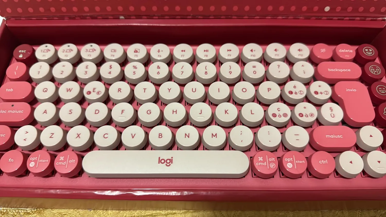 Logitech POP Keys tastiera meccanica wireless Blast ITA