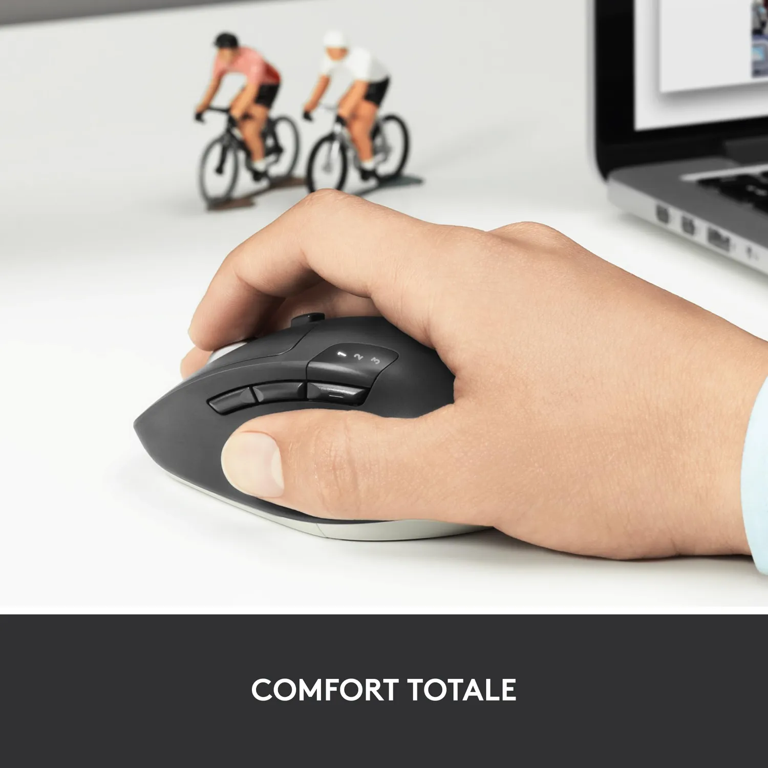 Logitech M720 Triathlon Mouse Wireless Multidispositivo Bluetooth