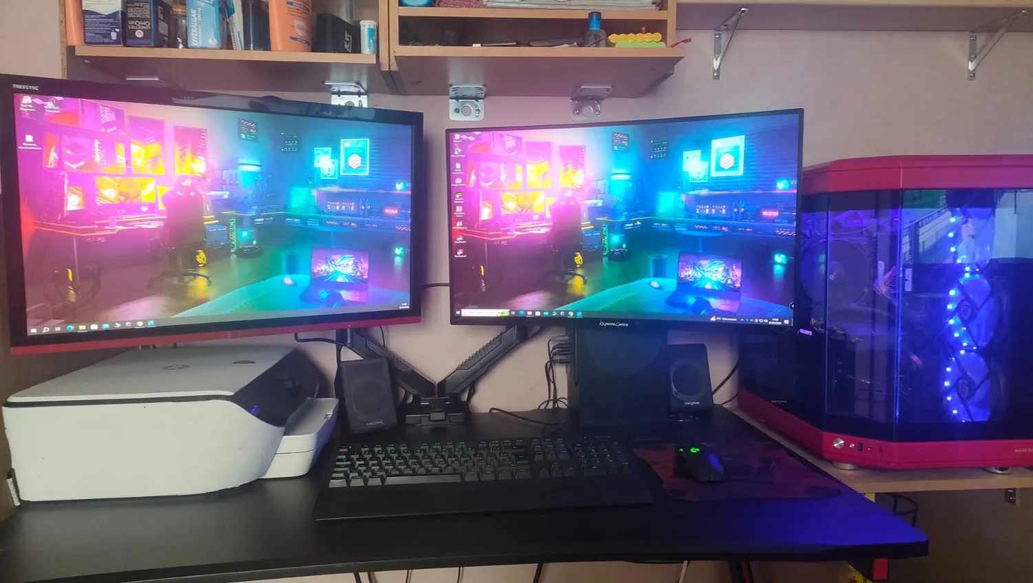 Mars Gaming MC-3T case ATX vetro temperato rosso