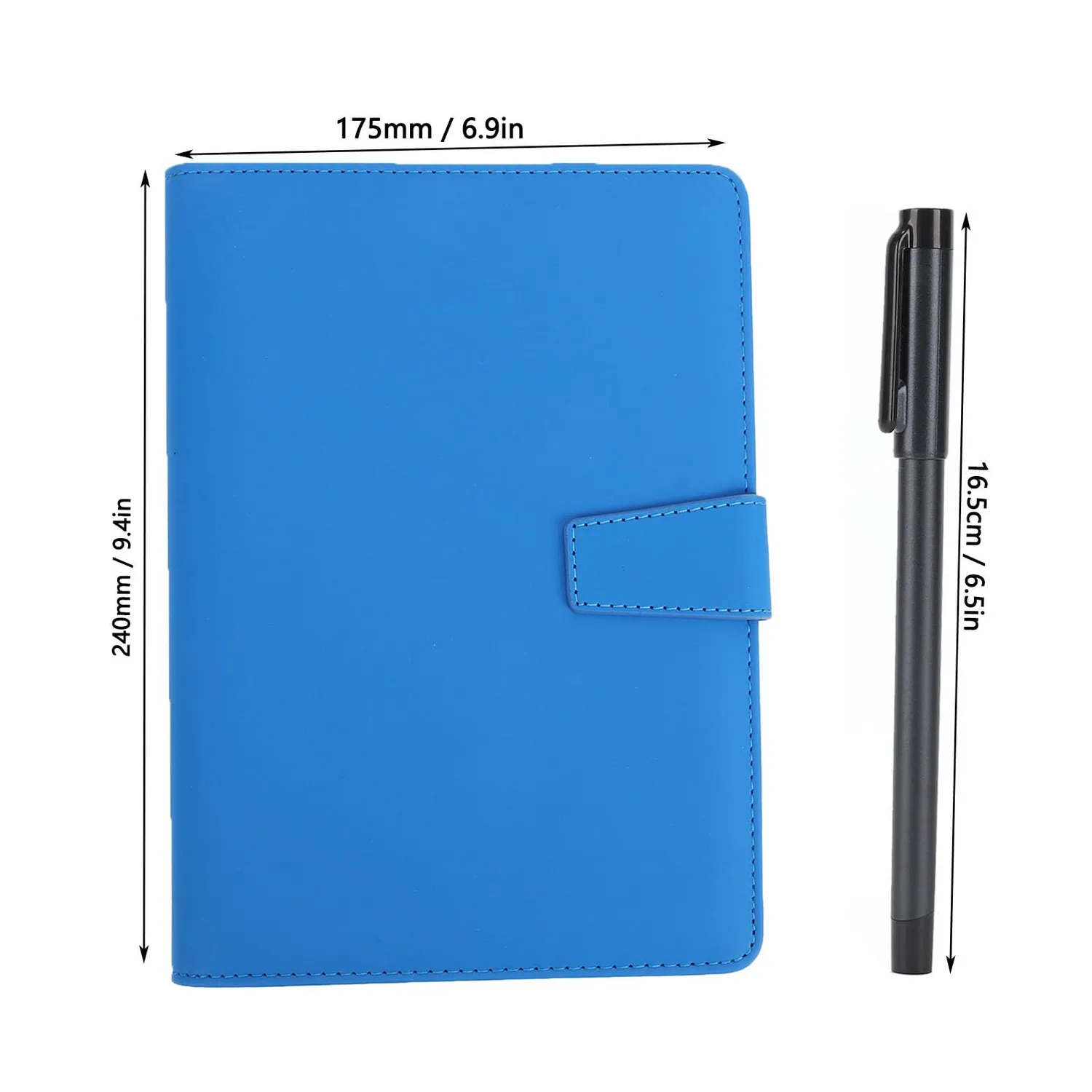 Zunate set penna digitale smart con taccuino A5 blu