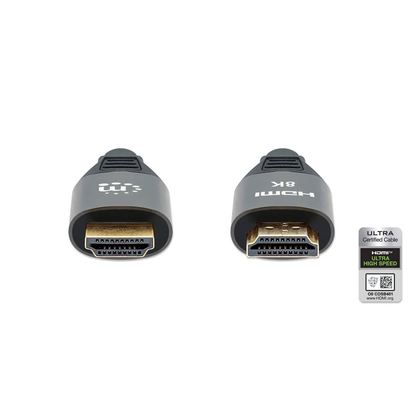 Manhattan 8K@60Hz cavo HDMI 2 m treccia 48 Gbps