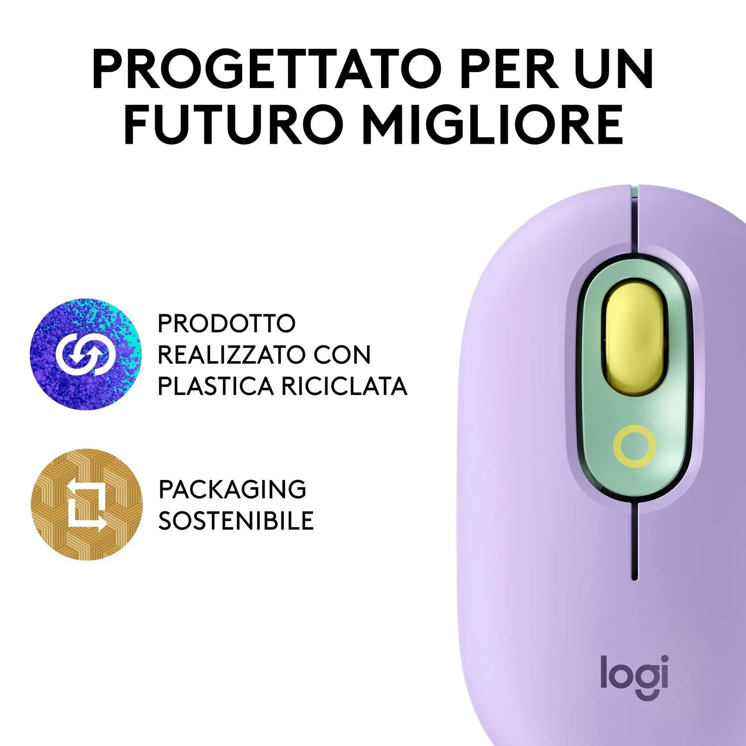 Logitech POP Mouse wireless Daydream silenzioso