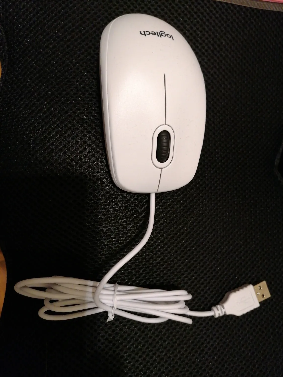 Logitech B100 mouse con filo USB bianco 800 DPI
