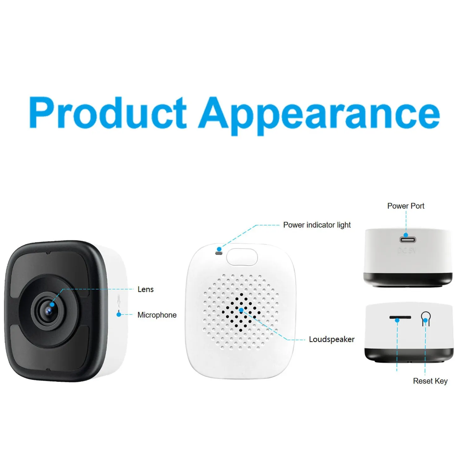 Zunate Telecamera Finestra 3K 5MP WiFi 6 Bluetooth 5.4