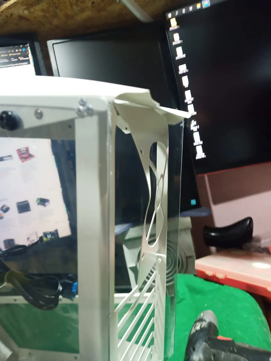 Mars Gaming MC51W case PC ATX bianco vetro temperato