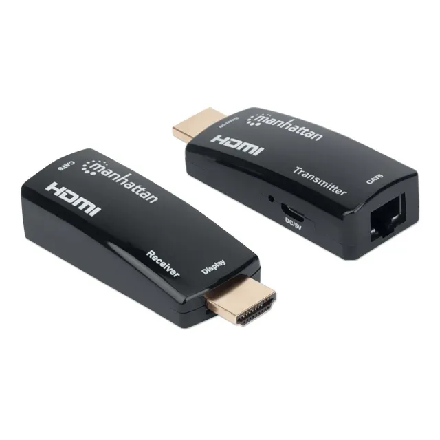 Manhattan Kit Extender HDMI Ethernet 1080p 60 m Compatto