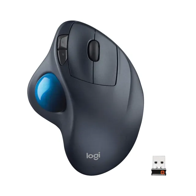 Logitech M570 mouse trackball wireless nero