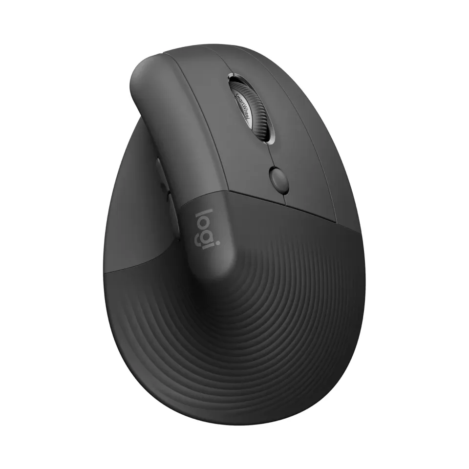 Logitech Lift mouse verticale grigio ergonomico 57°