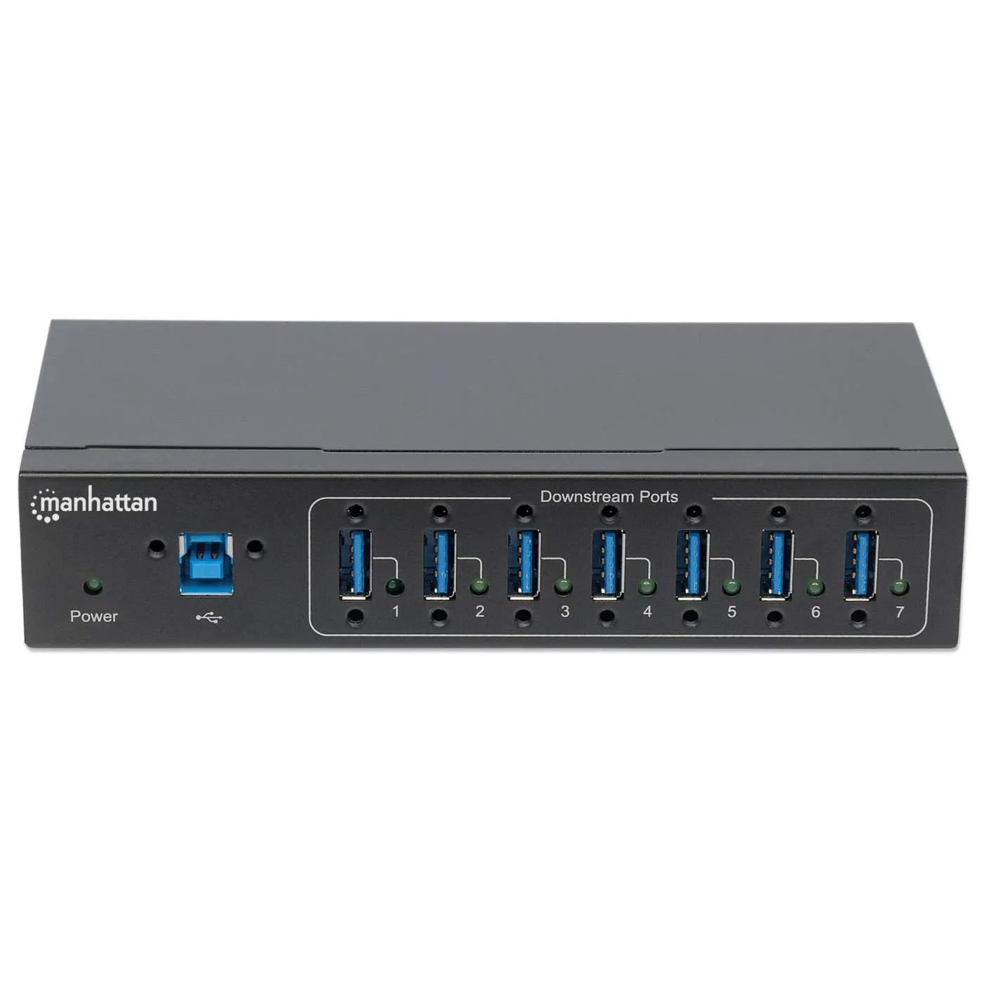 Manhattan Hub USB 3.0 industriale 7 porte 5 Gbps
