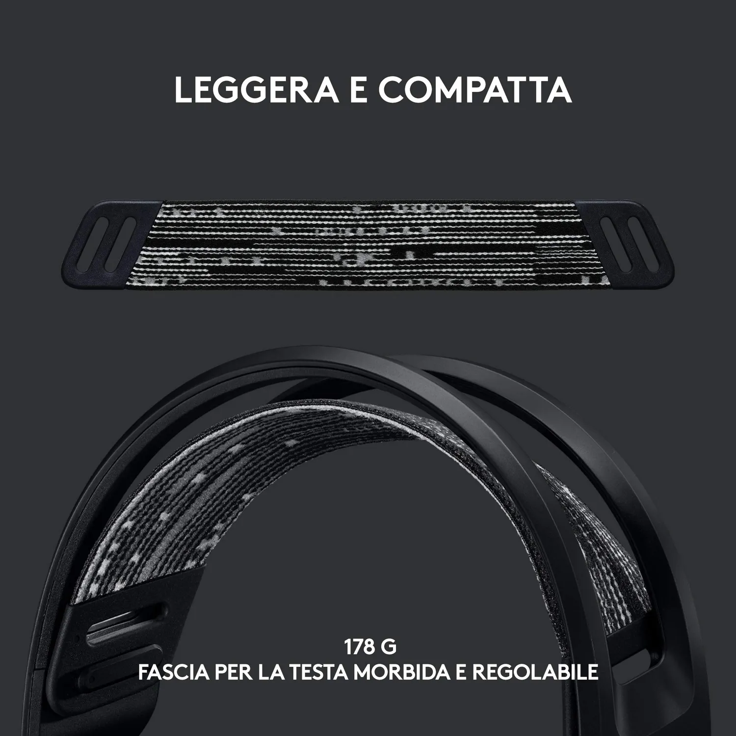 Logitech G G733 cuffie gaming wireless nere