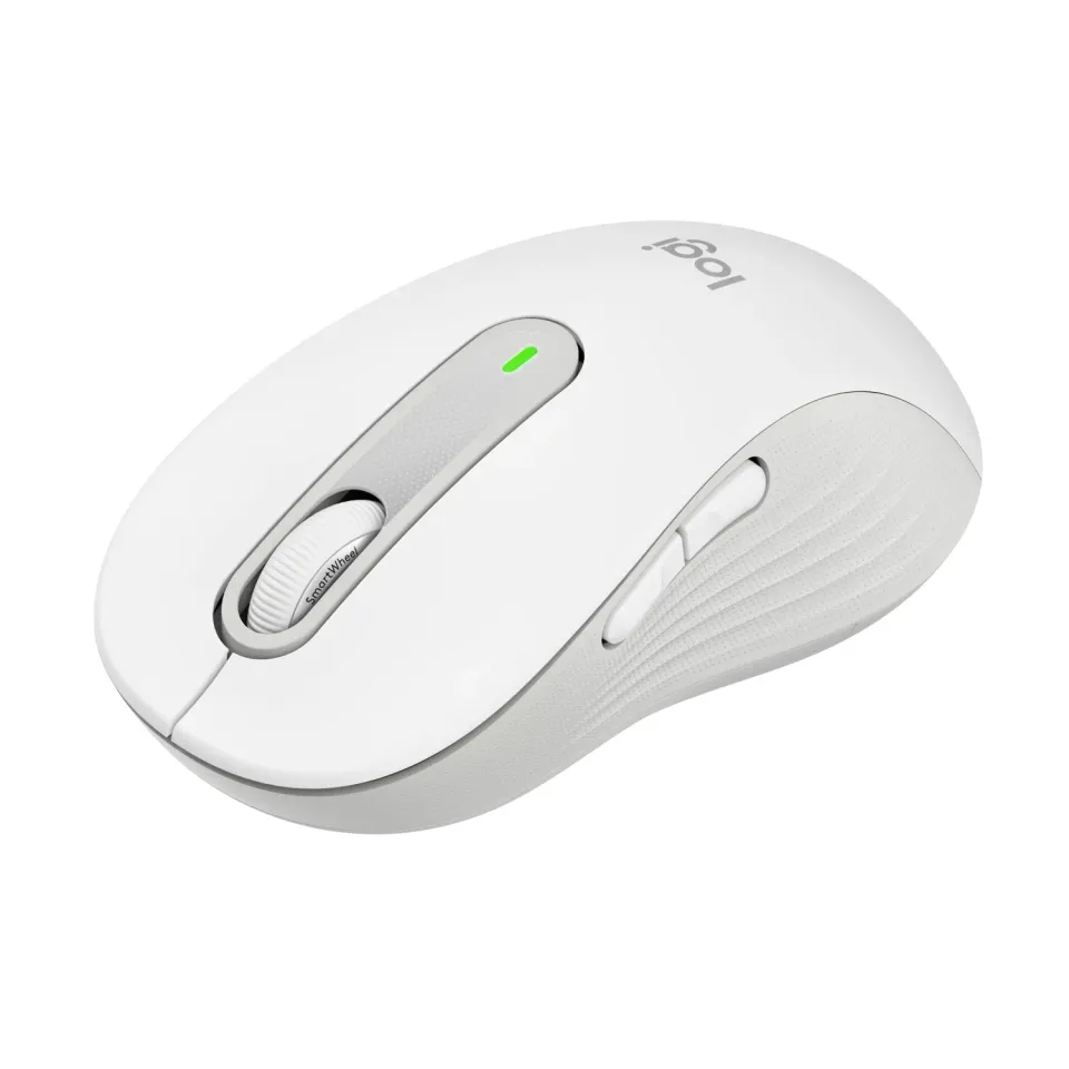 Logitech Signature M650 L Mouse Wireless Bianco Mani Grandi