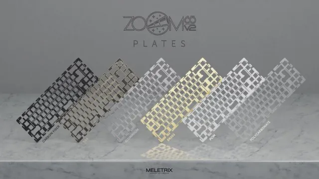 CoffeeKeys Zoom65 V2 plate tastiera alluminio