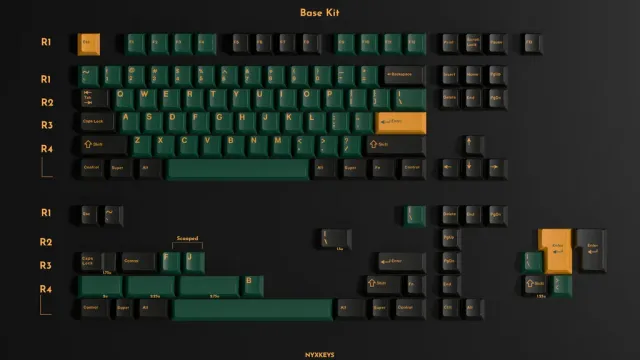 GMK Salamander keycaps group buy set base