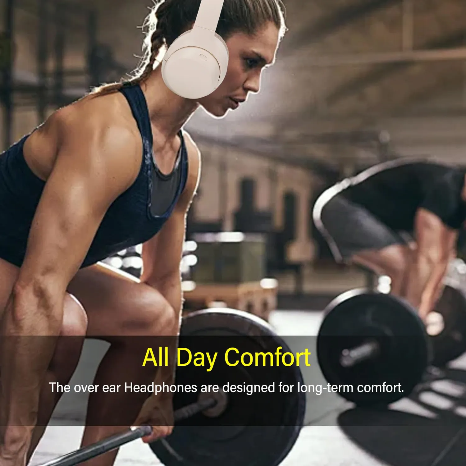 Zunate Cuffie Bluetooth Over-Ear Cachi Bassi Profondi