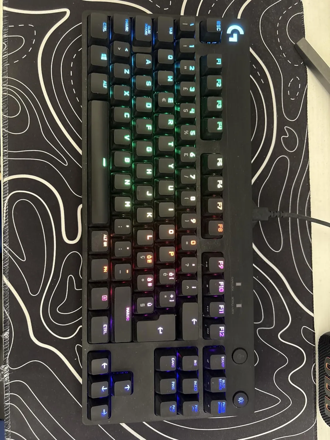 Logitech G PRO TKL tastiera gaming meccanica ITA nero GX Blue