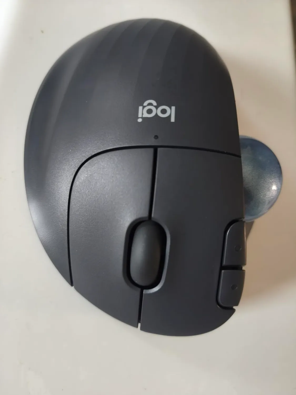 Logitech ERGO M575S trackball wireless bianco plastica