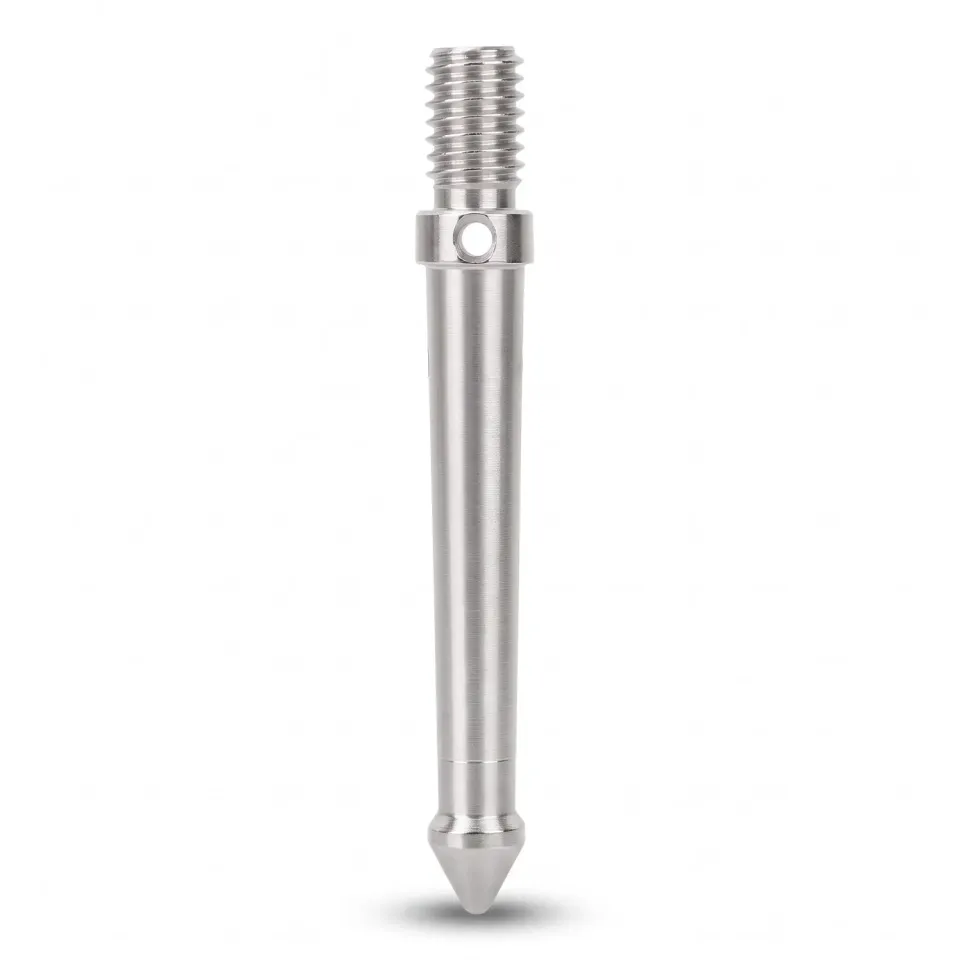 Zunate punta treppiede 8 cm acciaio filetto 3/8 pollici