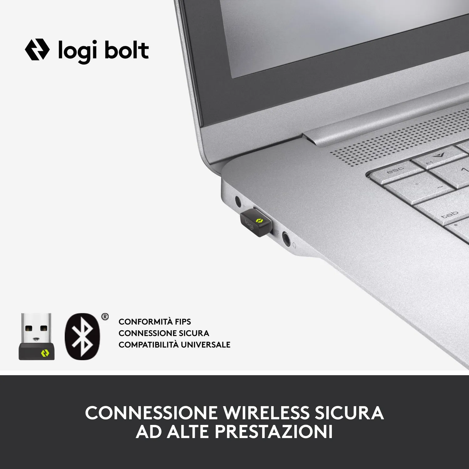 Logitech Lift for Business mouse verticale per mancini