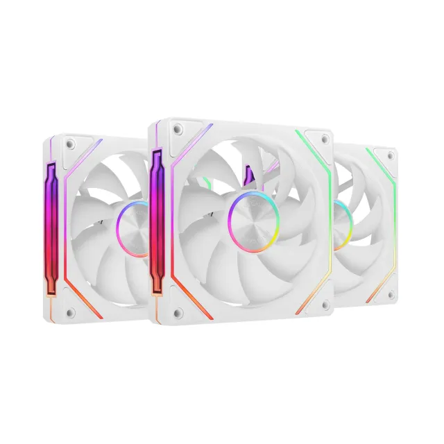 Mars Gaming MF-LINKFINITYKIT2 ventole 120mm bianche ARGB