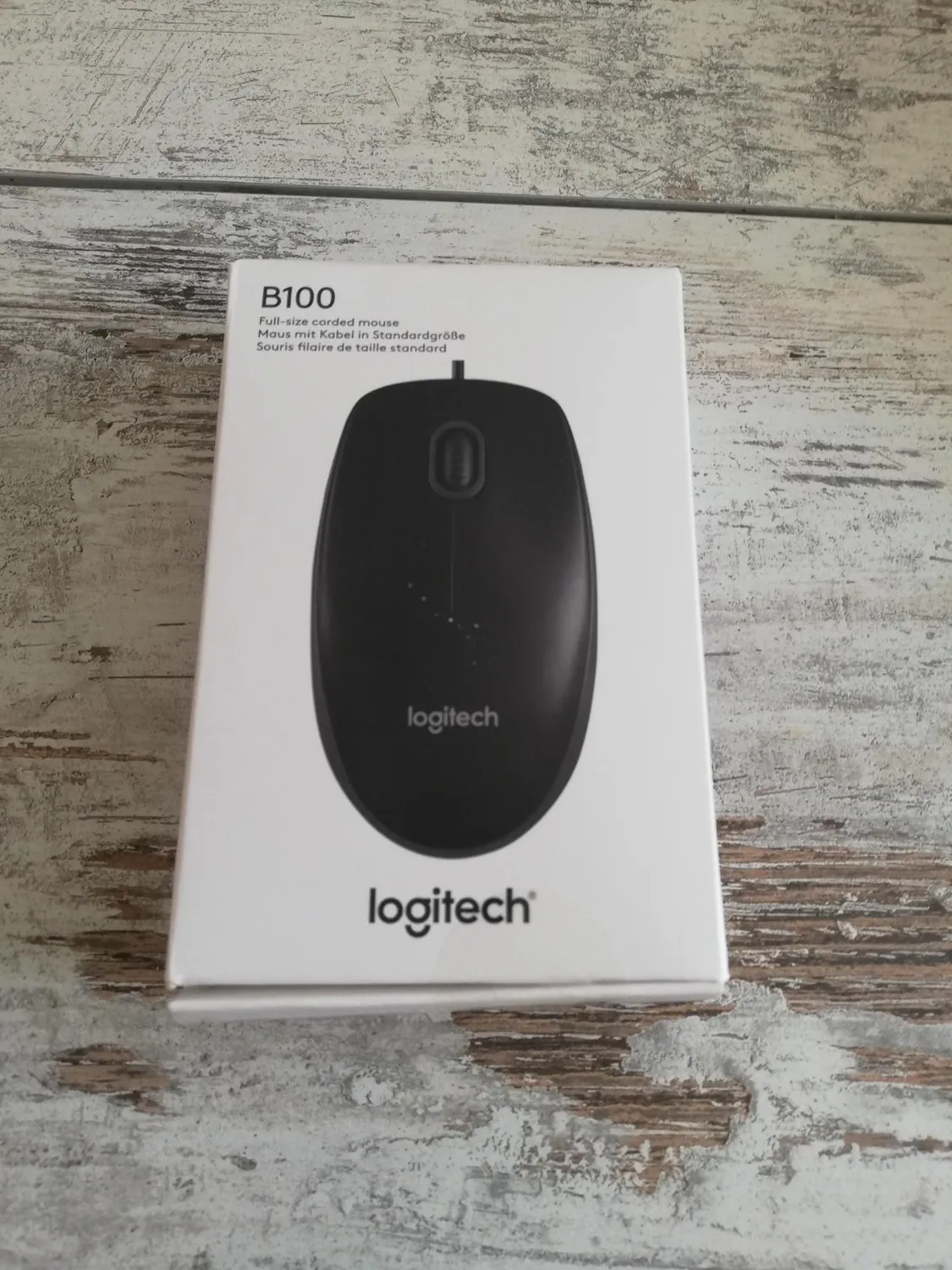 Logitech B100 mouse cablato USB 800 DPI nero
