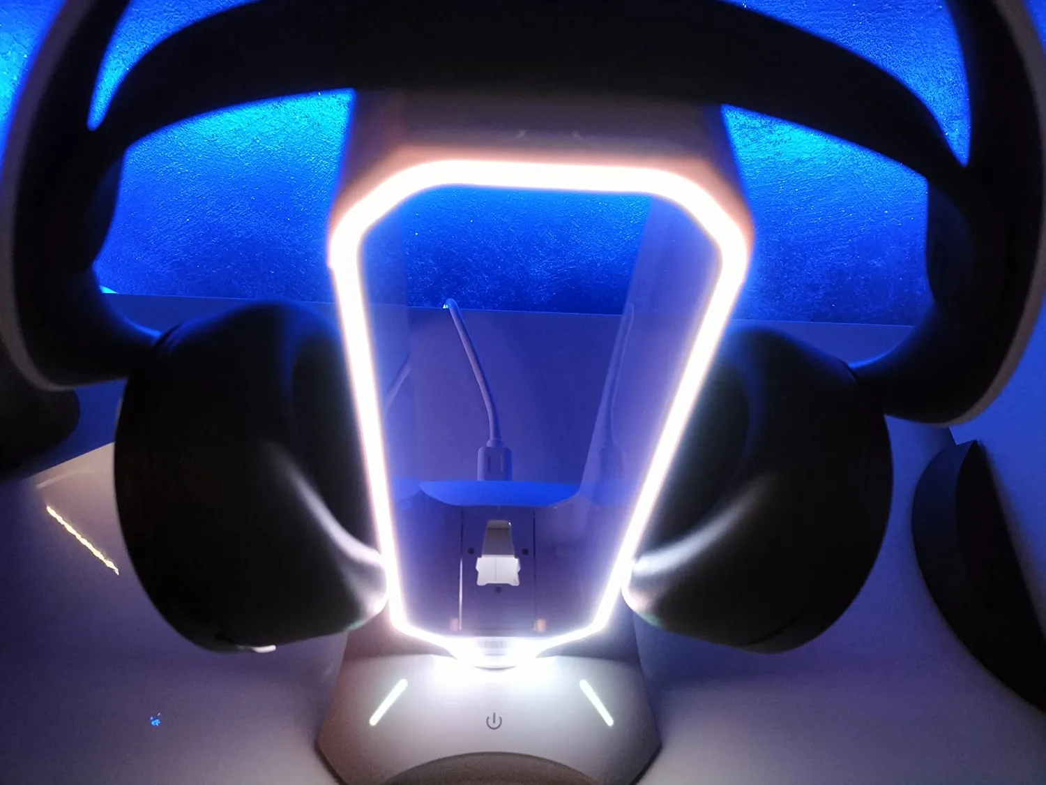 Mars Gaming MHHPRO supporto cuffie gaming bianco RGB