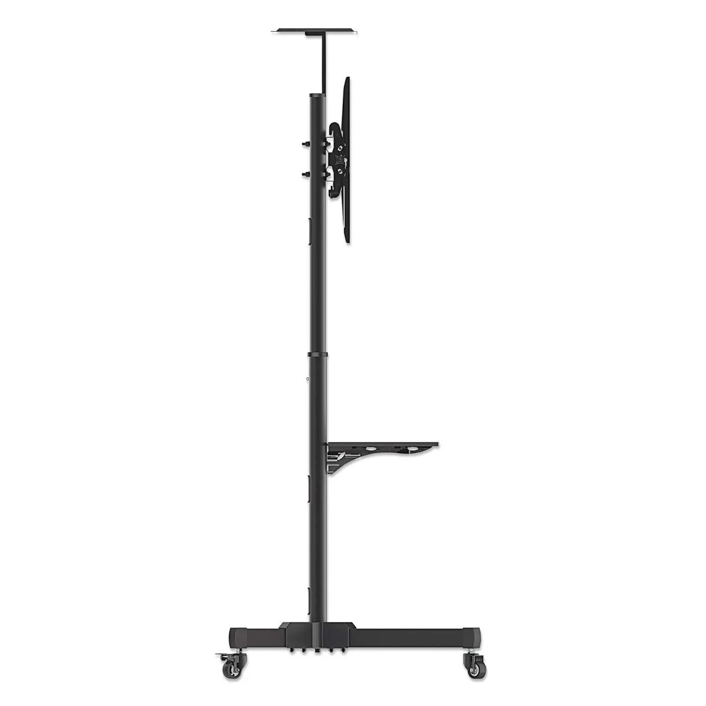 Manhattan Carrello TV 37-70" Regolabile con Ruote Nero