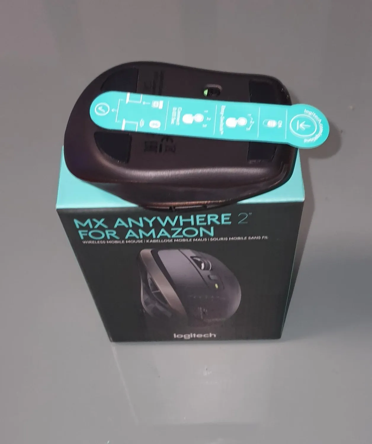 Logitech MX Anywhere 2 mouse wireless grigio Bluetooth
