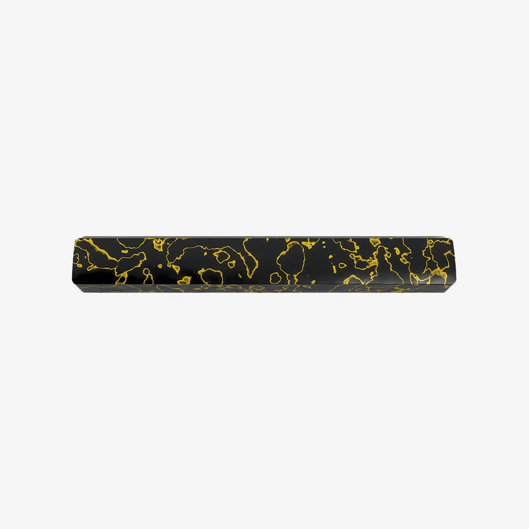 Cerakey Rhino-Skin Obsidian keycaps Alpha Plus