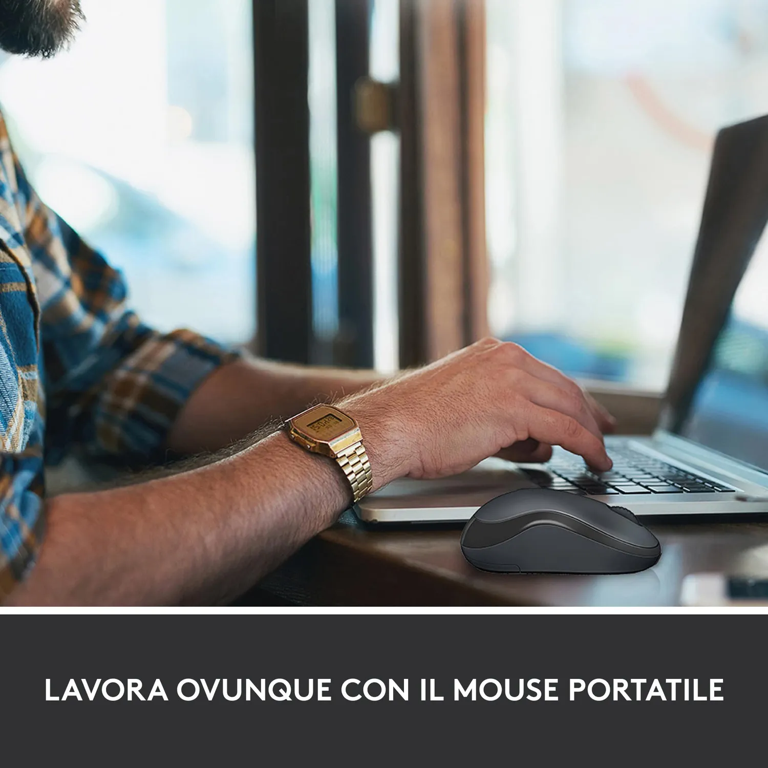 Logitech M220 Silent Mouse Wireless Rosa 18 Mesi